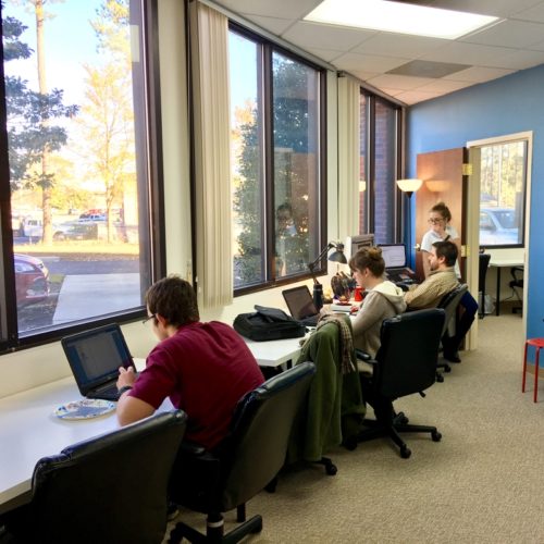 Fuquay Coworking Members at Work