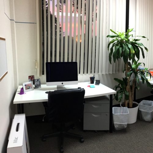 Fuquay Coworking Dedicated Desk Area